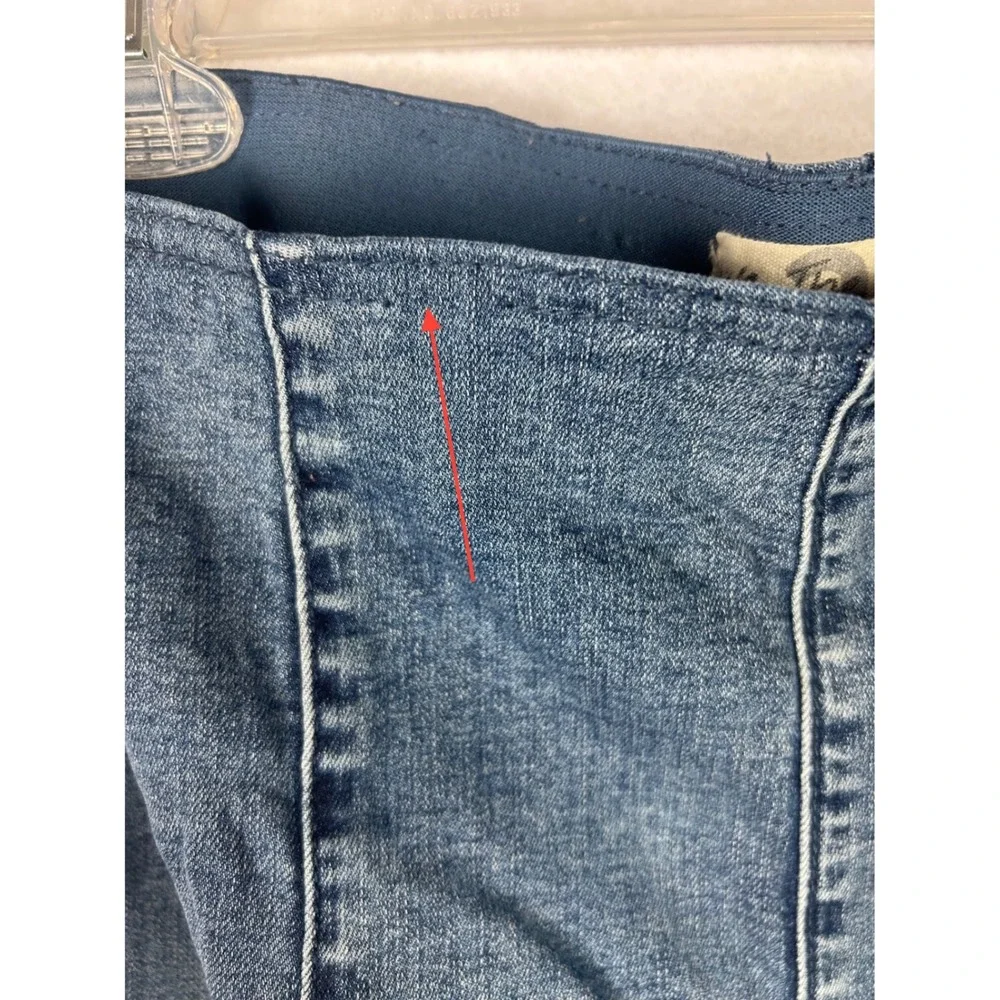 We The Free Flare Jeans Women‎ 27 Blue High Rise Pull On Pants Flare leg